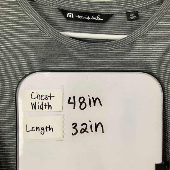 Travis Mathew Mens XXXL Striped T Shirt Casual Athleisure Golf Short Sleeve - Picture 4 of 4